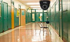 Установка видеонаблюдения в школе