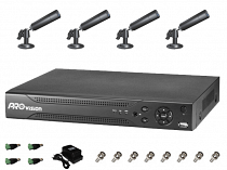 Комплект видеонаблюдения для дачи/квартиры "PROvision Compact C" с четырьмя камерами
